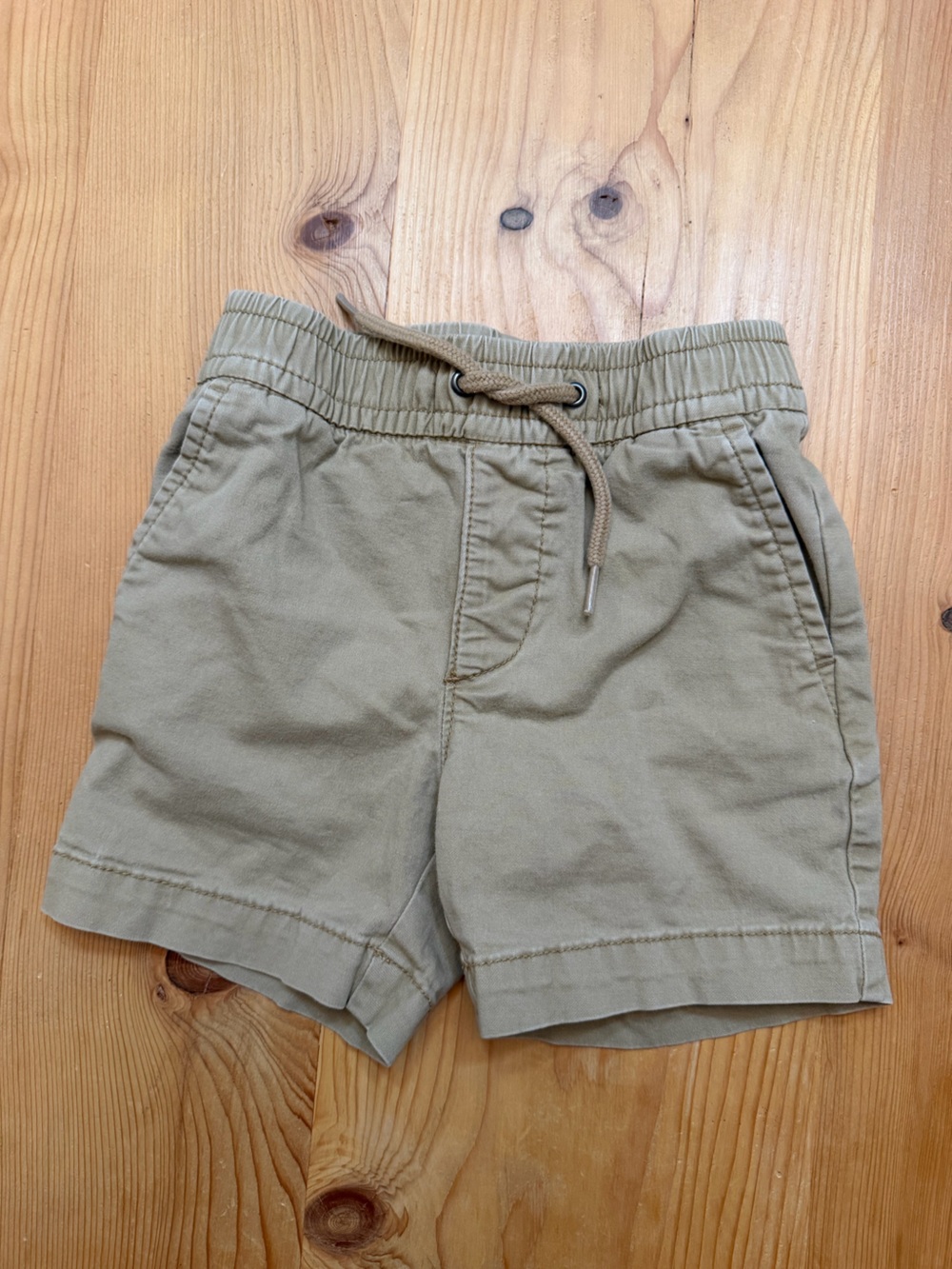 Gap Toddler Elastic Waist Tan Shorts